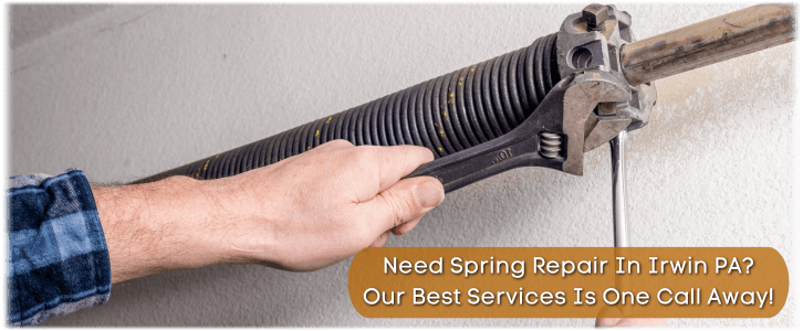 Broken Garage Door Spring Irwin PA